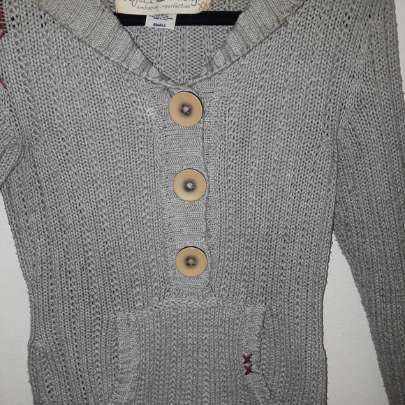 SWEATER DISTRESSED Project Vintage Distressed Hooded Sweater - Picture 6 of 8